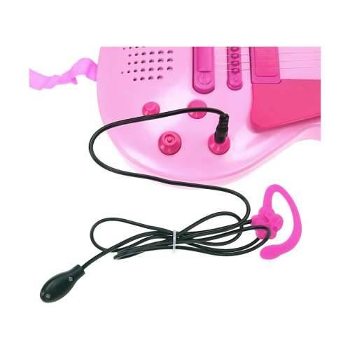 Gitara za Djecu Hello Kitty Elektronika Mikrofon Roza Cijena
