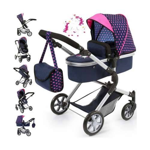 Kolica za lutke Reig Combi Neo Pro Mornarsko plava 63 cm Cijena