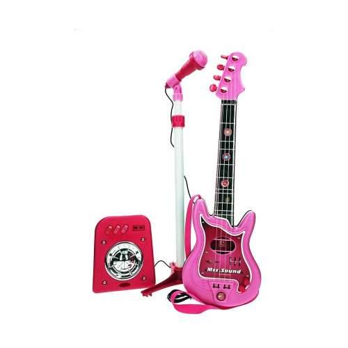 Gitara za Djecu Reig Mikrofon Roza Cijena