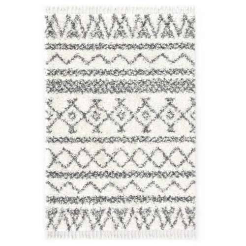Čupavi berberski tepih PP bež i sivi 80 x 150 cm Cijena