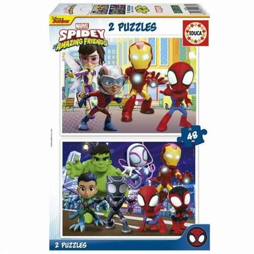 Set 2 Puzzle Educa Spidey Amazing Friends Cijena