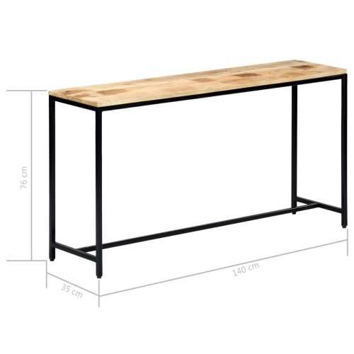 Konzolni stol od grubog masivnog drva manga 140 x 35 x 76 cm Cijena
