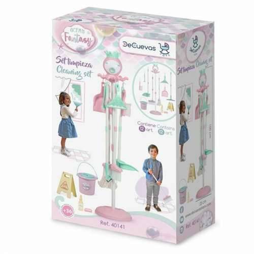Set za Čišćenje i Spremanje Decuevas Ocean Fantasy 12 Dijelovi Igračka 23 x 23 x 100 cm Cijena