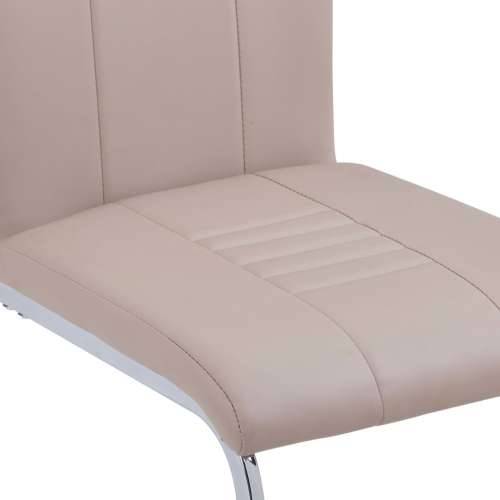 Konzolne blagovaonske stolice od umjetne kože 2 kom cappuccino Cijena
