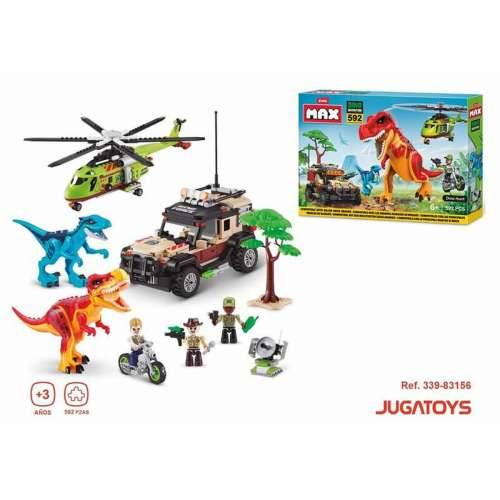 Igra Gradnje + Figurice Zuru Max Dino 33 x 48,3 x 7,6 cm 592 Dijelovi Cijena