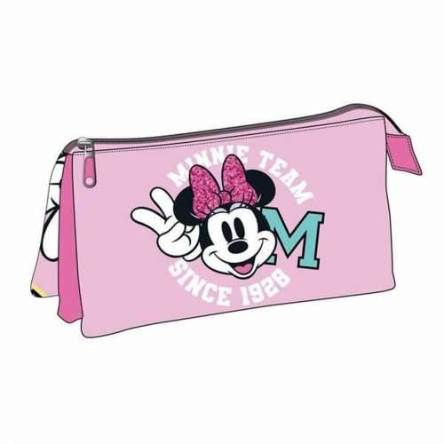 Školska Pernica Minnie Mouse Fuksija 11,5 x 2 x 22,5 cm Cijena