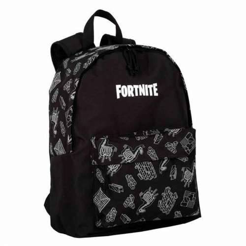 Školski Ruksak Fortnite Dark black Crna 41 x 31 x 13,5 cm Reflektirajuće Cijena
