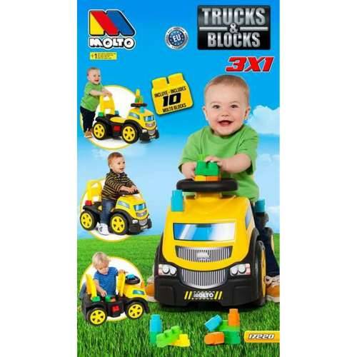 Tricikl Moltó Trucks and blocks 89 cm Cijena