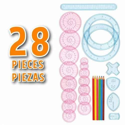 Set za crtanje Moltó Graphics 28 Dijelovi Cijena