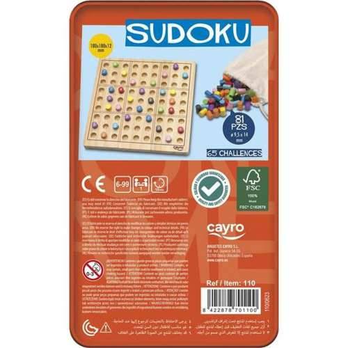 Sudoku Cayro 18 x 18 x 1,2 cm 81 Dijelovi Cijena
