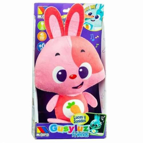 Plišane igračke sa zvukovima Moltó Gusy luz Baby Bunny Roza 7,5 cm Cijena