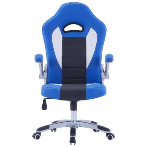 Igraća stolica od umjetne kože plava Cijena