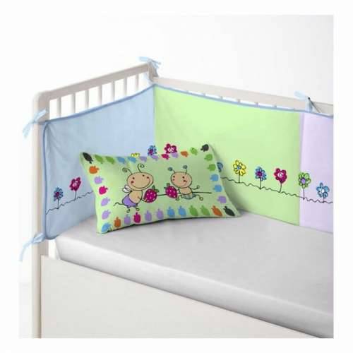 Zaštita za krevetić Cool Kids Patch Garden (60 x 60 x 60 + 40 cm) Cijena