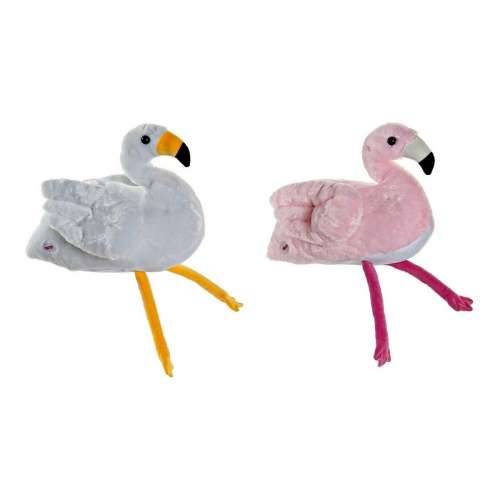 Plišane igračke DKD Home Decor Bijela Roza Children’s Ružičasti plamenac 34 x 25 x 27 cm (2 kom.) Cijena