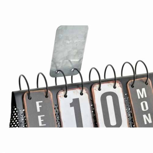 Stolni Kalendar DKD Home Decor Bijela Crna 34 x 13 x 21 cm Cijena