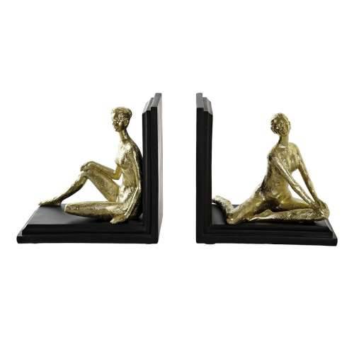 Grāmatbalsts DKD Home Decor Smola (31.5 x 9.5 x 20.5 cm) (2 pcs) Cijena