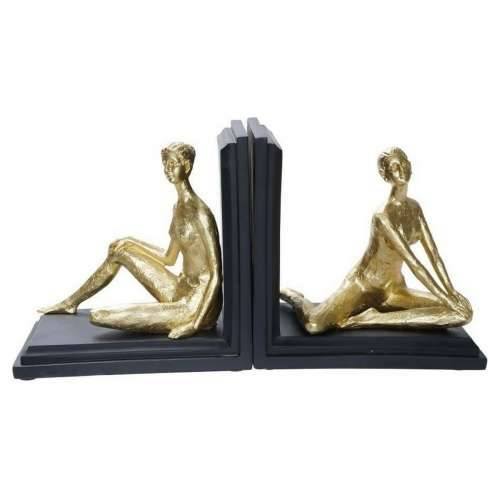 Grāmatbalsts DKD Home Decor Smola (31.5 x 9.5 x 20.5 cm) (2 pcs) Cijena