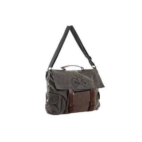 Torba za Rame DKD Home Decor Bicikl 48 x 10 x 37 cm Siva Smeđa Cijena