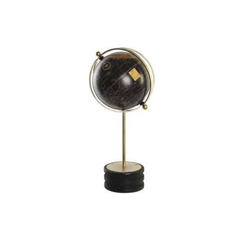 Globus DKD Home Decor Crna zlatan Metal Drvo Manga 24 x 20 x 52 cm Cijena