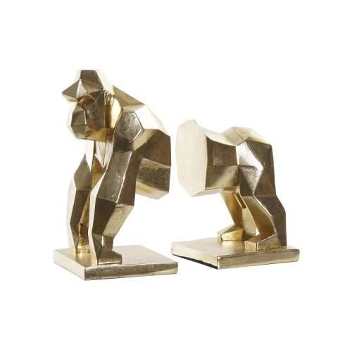Grāmatbalsts DKD Home Decor zlatan Smola Kolonijalni Gorila 14 x 12,5 x 24 cm Cijena