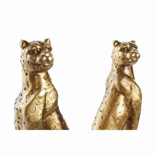 Grāmatbalsts DKD Home Decor Leopard Smola Kolonijalni (16 x 11 x 33 cm) Cijena