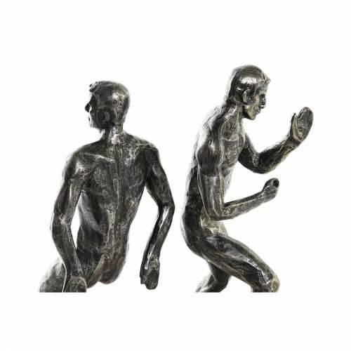 Grāmatbalsts DKD Home Decor 30,5 x 11 x 26 cm Drvo Smola Moški Loft Cijena