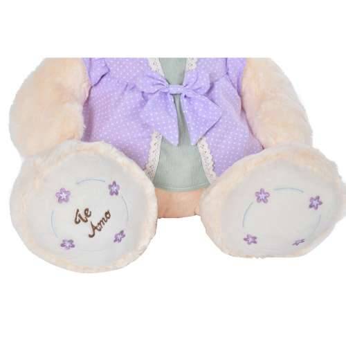 Plišani Medo DKD Home Decor Haljina 42 x 20 x 50 cm Bež Roza Lila Children’s Medvjedi (2 kom.) Cijena