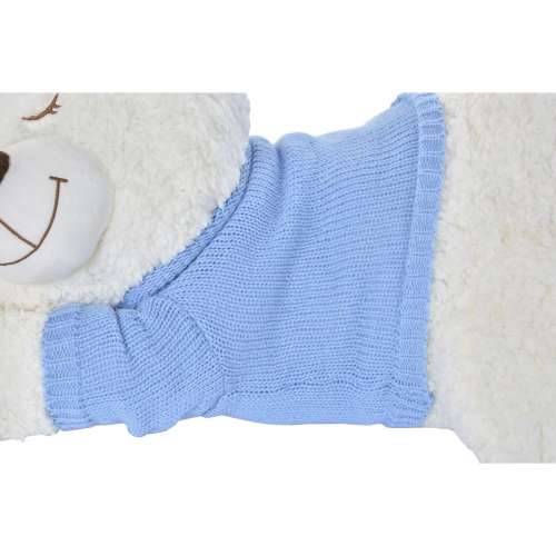 Plišani Medo DKD Home Decor 70 x 30 x 30 cm Plava Roza Bijela Children’s (2 kom.) Cijena