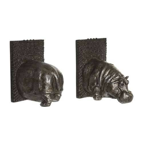 Grāmatbalsts DKD Home Decor 15 x 11 x 17 cm Smola Kolonijalni Cijena