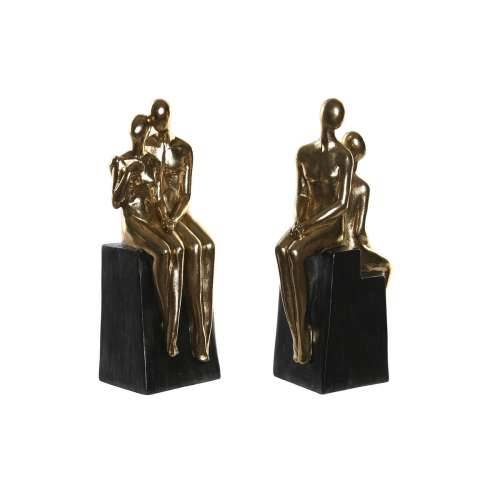 Grāmatbalsts DKD Home Decor 9 x 8 x 26 cm Smola Glam Cijena