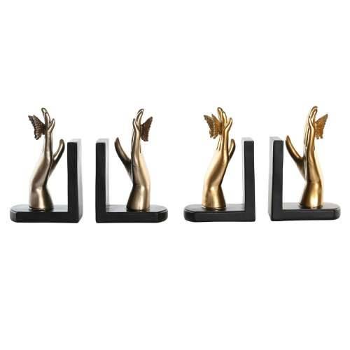 Grāmatbalsts DKD Home Decor 22 x 8,5 x 17 cm Smola (2 kom.) Cijena