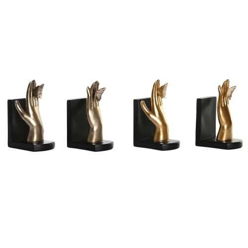Grāmatbalsts DKD Home Decor 22 x 8,5 x 17 cm Smola (2 kom.) Cijena