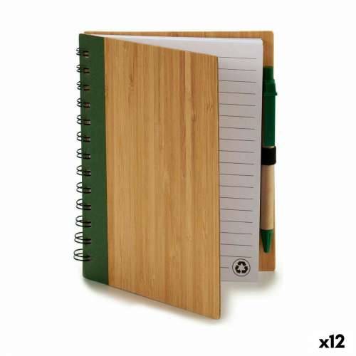 Spiralni Blok s Kemijskom Olovkom Pincello 1711113 14 x 18 cm Bambus (12 kom.) Cijena