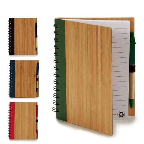 Spiralni Blok s Kemijskom Olovkom Pincello 1711113 14 x 18 cm Bambus (12 kom.) Cijena