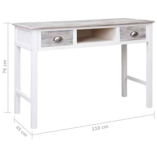 Pisaći stol sivi 110 x 45 x 76 cm drveni Cijena