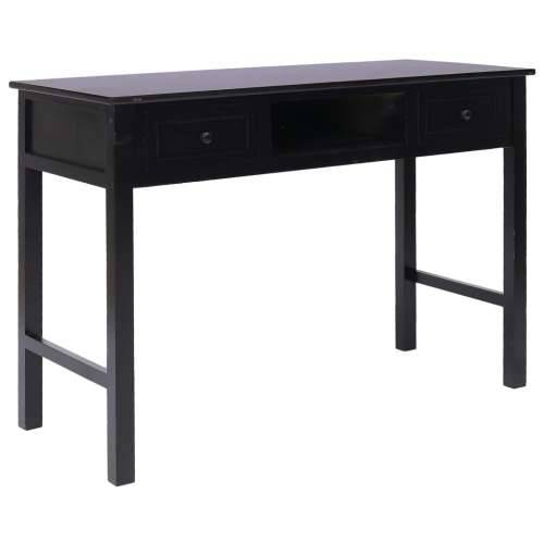 Pisaći stol crni 110 x 45 x 76 cm drveni Cijena