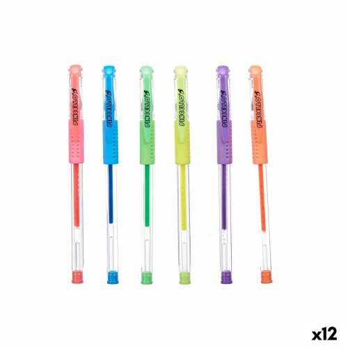 Set Kemijskih Olovaka Pincello 493 Rumena Plava Zelena Pisana Oranžna (12 kom.) Cijena