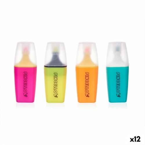 Set Fluorescentnih Markera Pincello 495 Rumena Zelena Pisana Oranžna Roza (12 kom.) Cijena