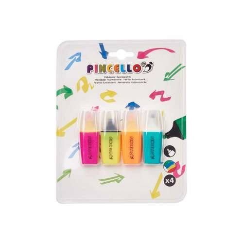 Set Fluorescentnih Markera Pincello 495 Rumena Zelena Pisana Oranžna Roza (12 kom.) Cijena