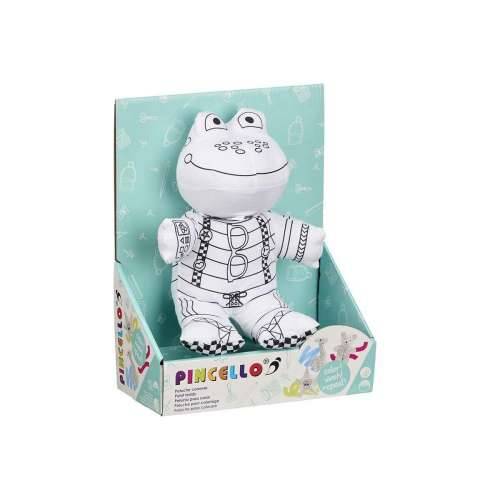 Plišanac za bojanje Pincello ST342 Bijela Crna Tkanina 16 x 18 x 13 cm Žaba (8 kom.) Cijena