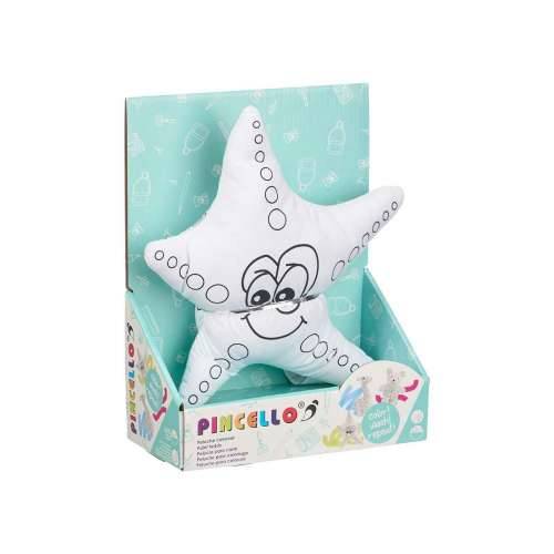 Plišanac za bojanje Pincello ST371 Bijela Crna Tkanina 26 x 26 x 8 cm Morska zvijezda (8 kom.) Cijena