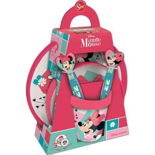 Set Dječjeg Posuđa Minnie Mouse CZ11307 Roza 5 Dijelovi Cijena