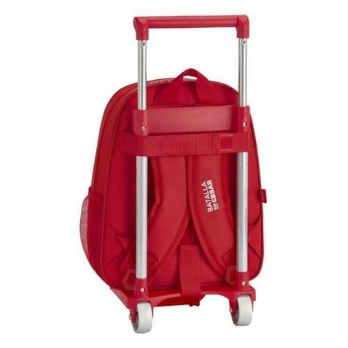 Školski Ruksak s Kotačima 705 Real Sporting de Gijón Crvena (27 x 10 x 67 cm) Cijena