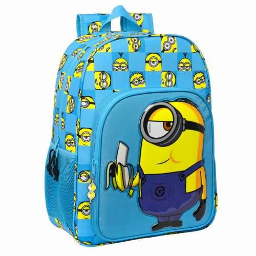 Školski Ruksak Minions Minionstatic Plava 33 x 42 x 14 cm Cijena