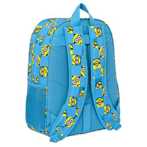 Školski Ruksak Minions Minionstatic Plava 33 x 42 x 14 cm Cijena