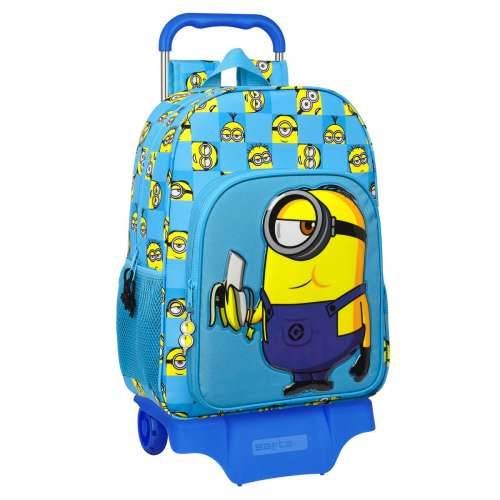 Školski Ruksak s Kotačima Minions Minionstatic Plava (33 x 42 x 14 cm) Cijena