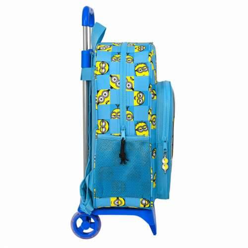 Školski Ruksak s Kotačima Minions Minionstatic Plava (33 x 42 x 14 cm) Cijena