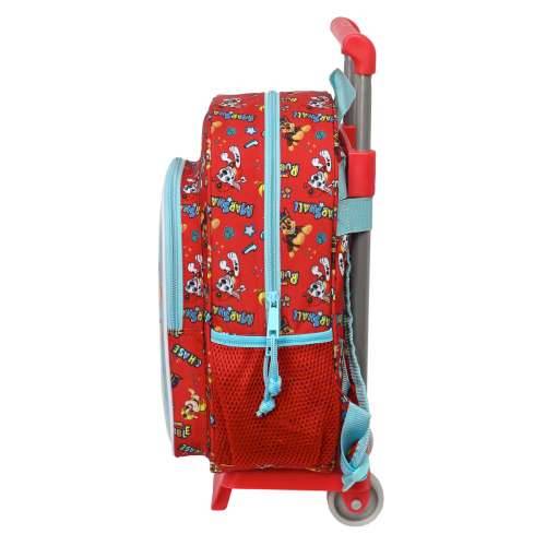 Školski Ruksak s Kotačima The Paw Patrol Funday Plava Crvena 26 x 34 x 11 cm Cijena