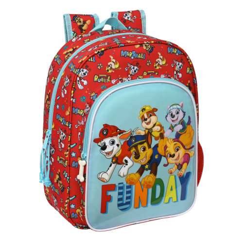 Dječji Ruksak The Paw Patrol Funday Crvena Svetlo Plava (26 x 34 x 11 cm) Cijena