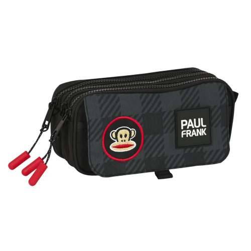 Trostruka pernica Paul Frank Campers Crna (21,5 x 10 x 8 cm) Cijena
